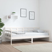 Day bed solid pine white 90x190 cm