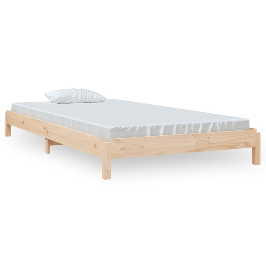 Bed Stapelbaar 100X200 Cm Massief Grenenhout
