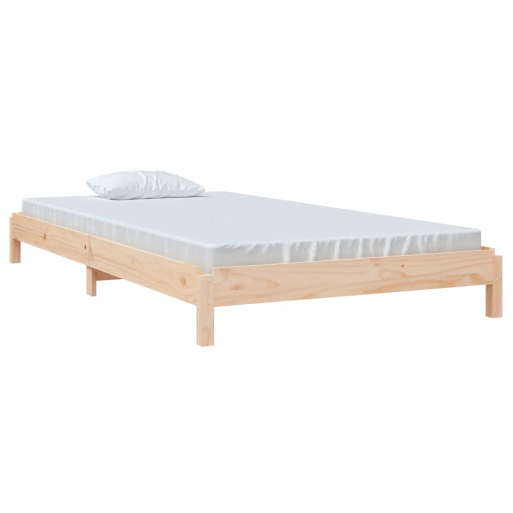 Bed Stapelbaar 100X200 Cm Massief Grenenhout