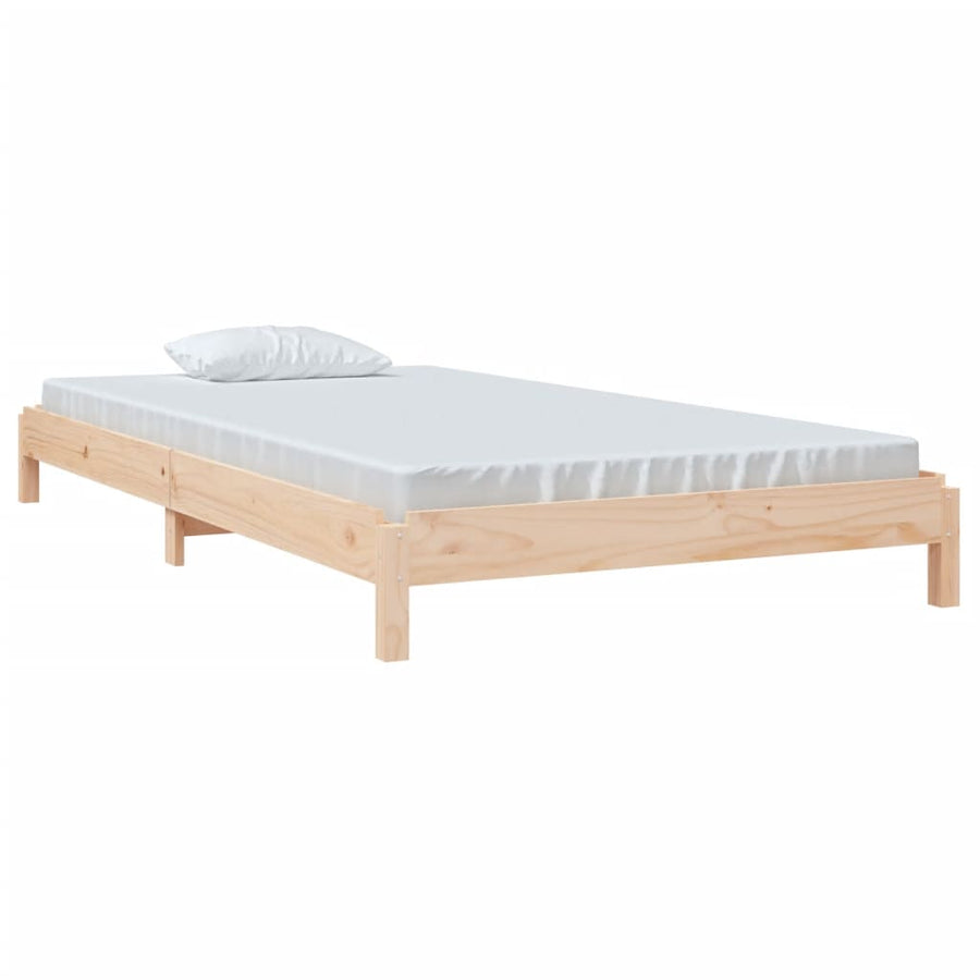 Bed Stapelbaar 100X200 Cm Massief Grenenhout