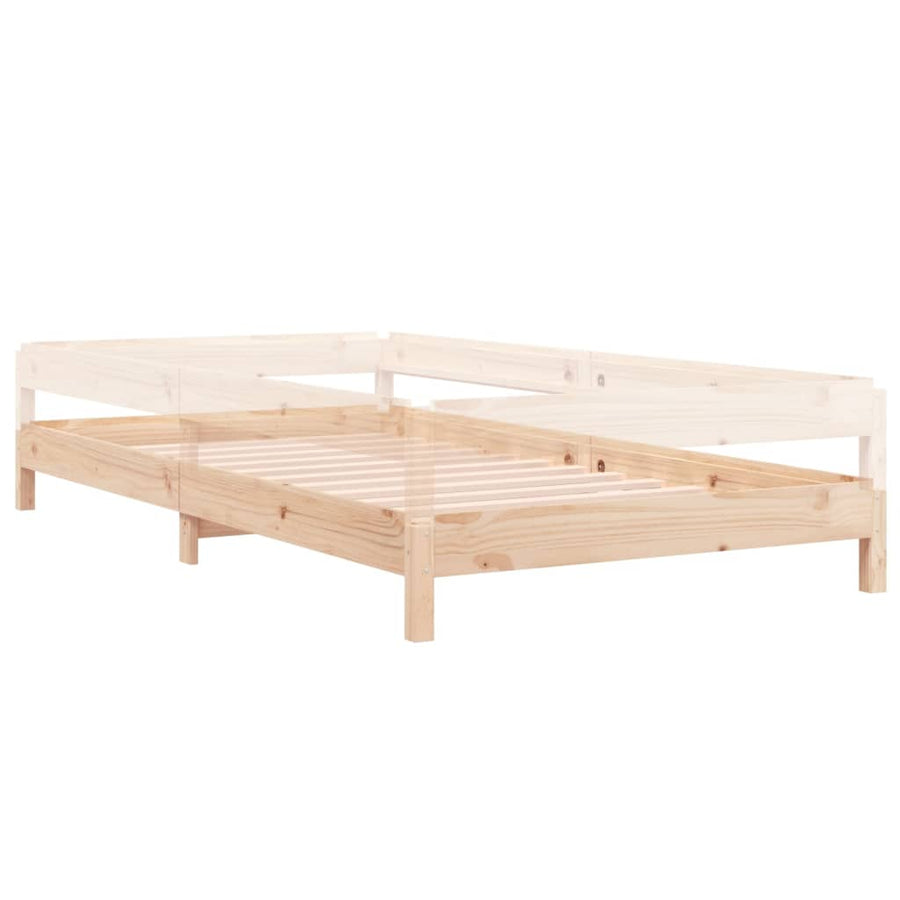 Bed Stapelbaar 100X200 Cm Massief Grenenhout