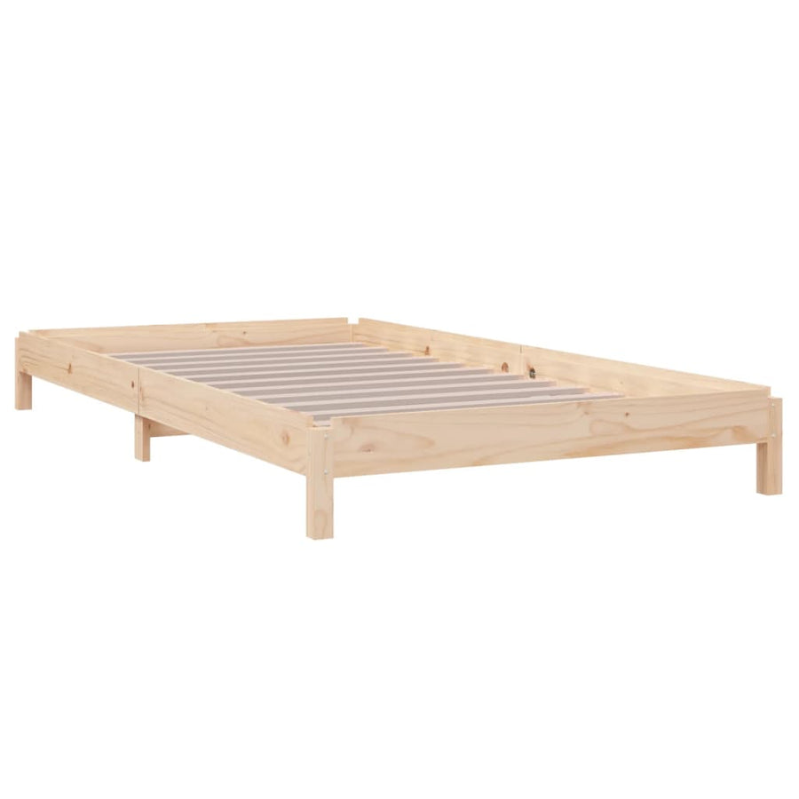 Bed Stapelbaar 100X200 Cm Massief Grenenhout