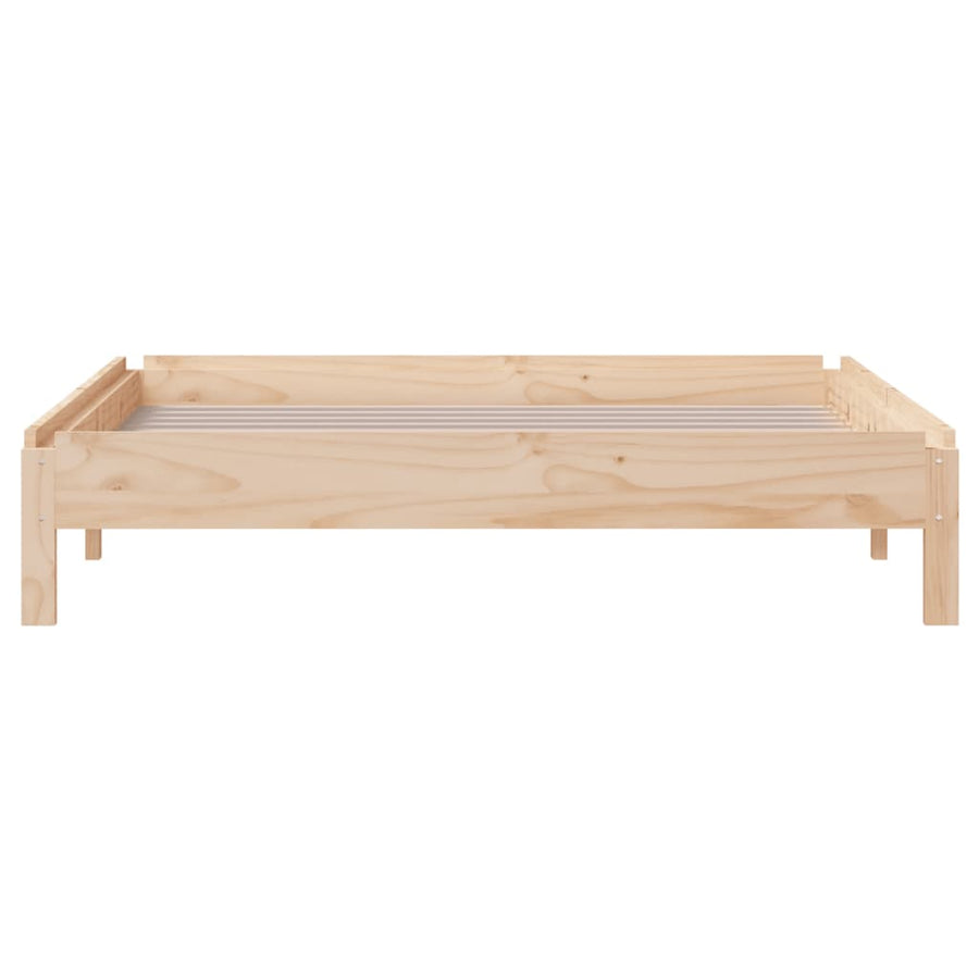 Bed Stapelbaar 100X200 Cm Massief Grenenhout