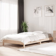 Stackable bed 100x200 cm solid pine