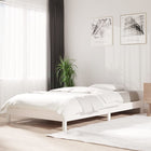 Bed Stapelbaar 100X200 Cm Massief Grenenhout Wit