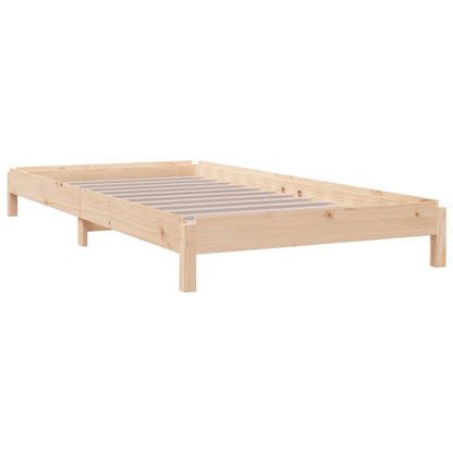 Bed Stapelbaar 90X190 Cm Massief Grenenhout