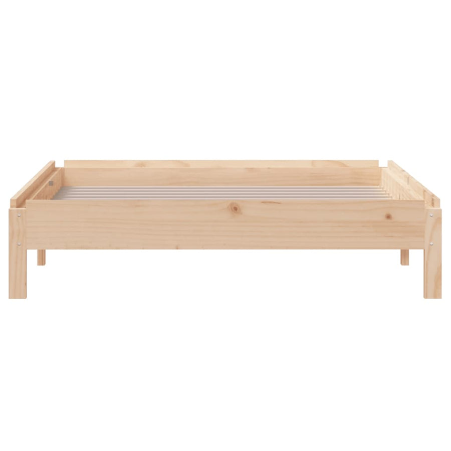Bed Stapelbaar 90X190 Cm Massief Grenenhout