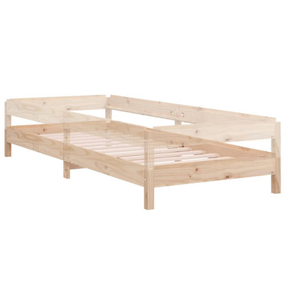 Bed Stapelbaar 75X190 Cm Massief Grenenhout