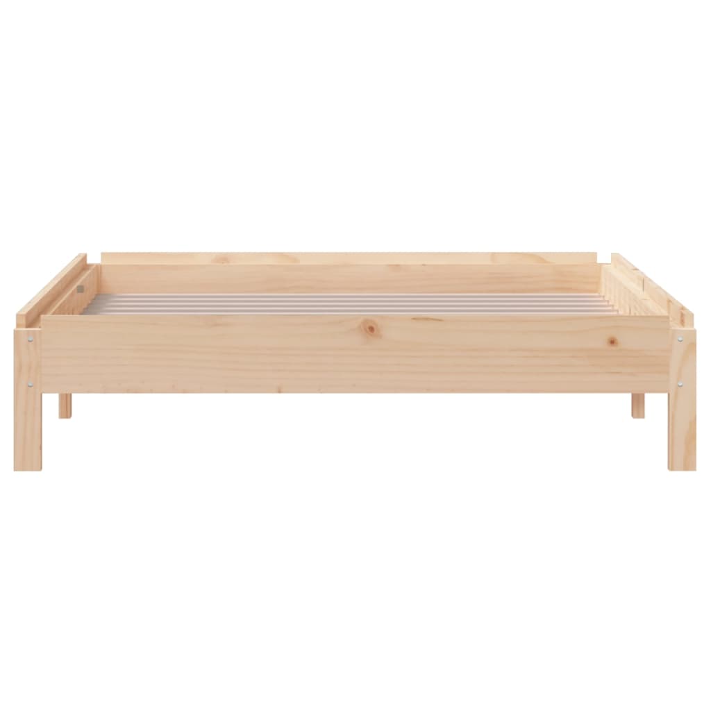 Bed Stapelbaar 75X190 Cm Massief Grenenhout