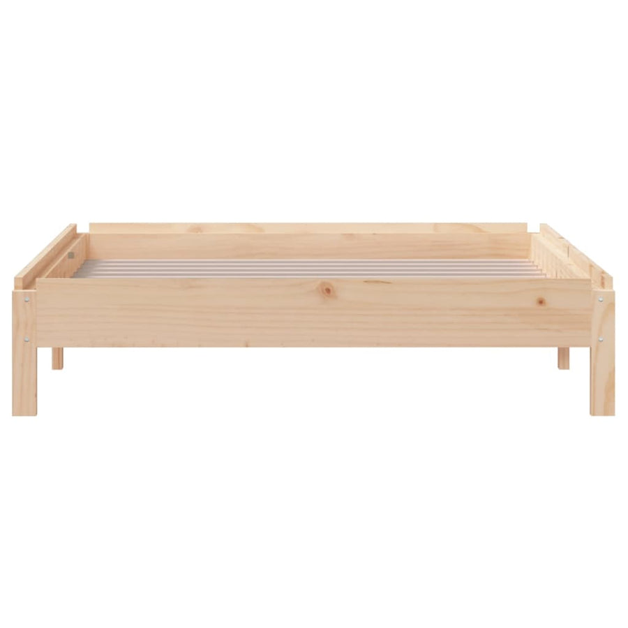 Bed Stapelbaar 75X190 Cm Massief Grenenhout