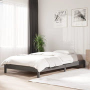 Stapelbed 75x190 cm massief grenenhout grijs