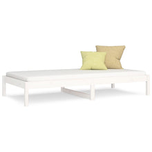 Slaapbank Massief Grenenhout 90 x 200 cm Wit
