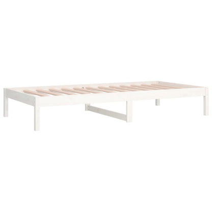Slaapbank Massief Grenenhout 90 x 200 cm Wit