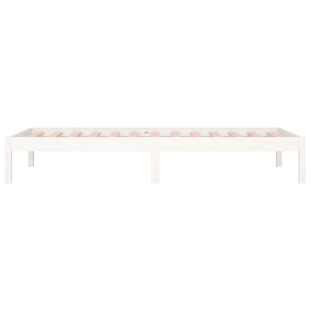 Slaapbank Massief Grenenhout 90 x 200 cm Wit