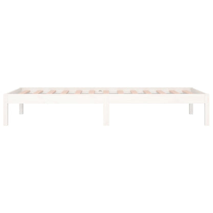 Slaapbank Massief Grenenhout 90 x 200 cm Wit