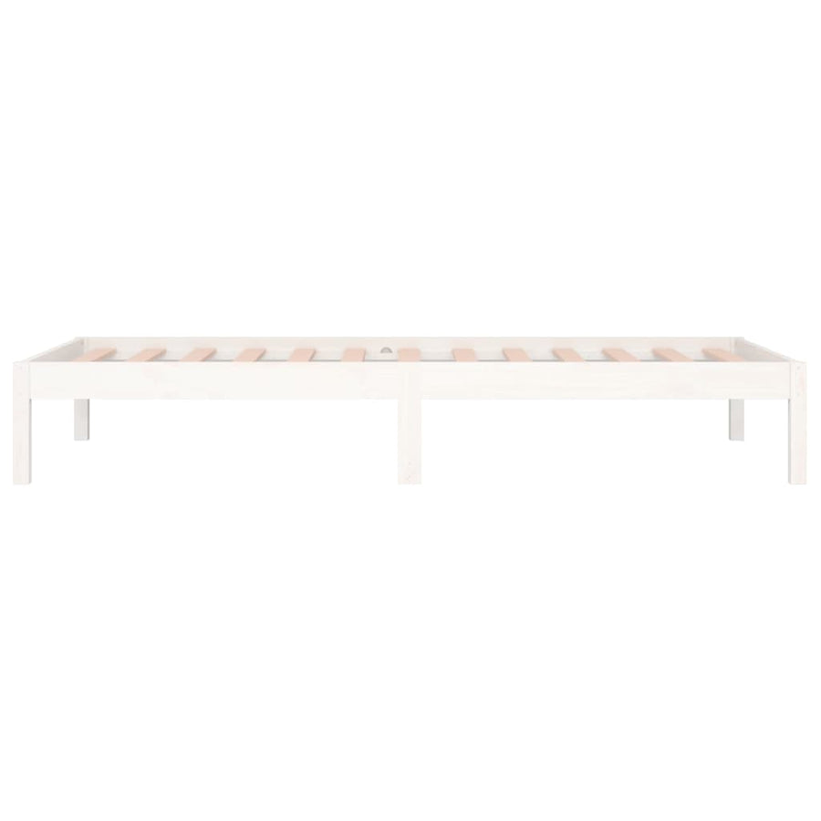 Slaapbank Massief Grenenhout 90 x 200 cm Wit