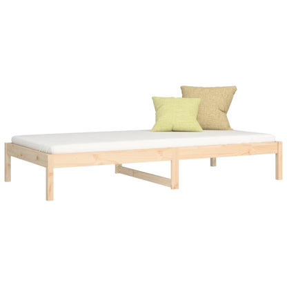 Slaapbank 80x200 cm massief grenenhout 80 x 200 cm Naturel