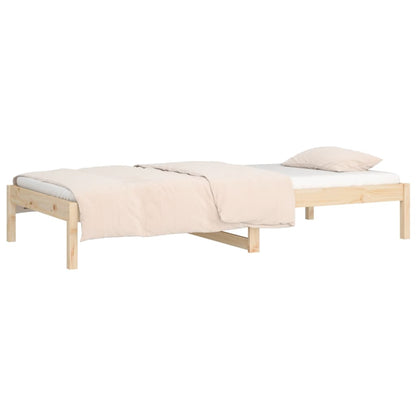 Slaapbank 80x200 cm massief grenenhout 80 x 200 cm Naturel
