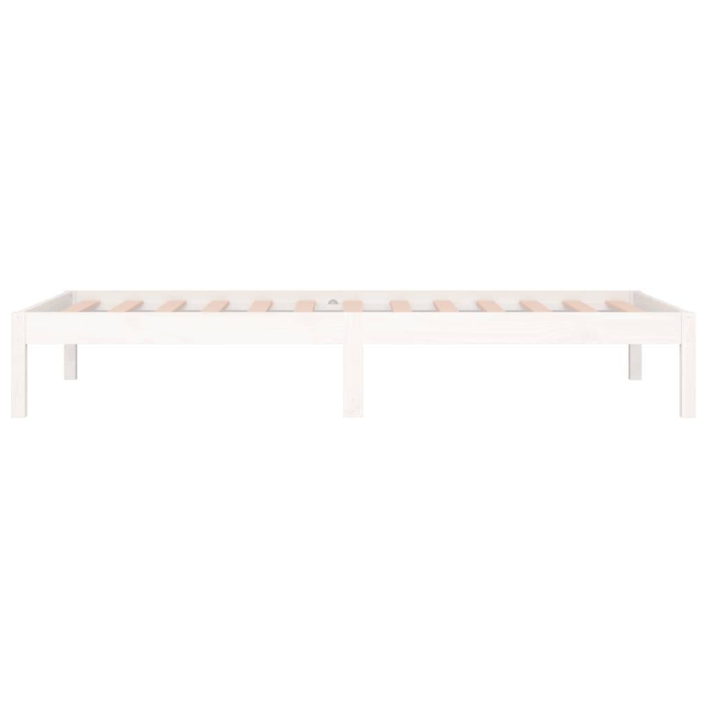 Slaapbank Massief Grenenhout 80 x 200 cm Wit