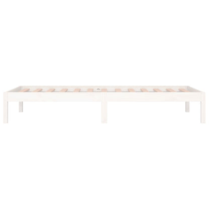 Slaapbank Massief Grenenhout 80 x 200 cm Wit