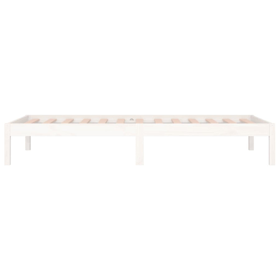 Slaapbank Massief Grenenhout 80 x 200 cm Wit