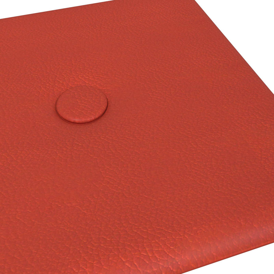 Wandhoofdbord 12 pcs Rood 30 x 15 cm Nep Leer
