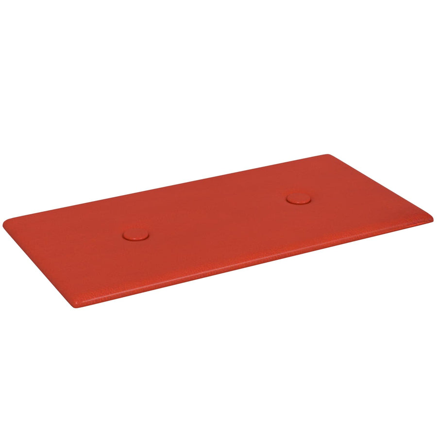 Wandhoofdbord 12 pcs Rood 30 x 15 cm Nep Leer