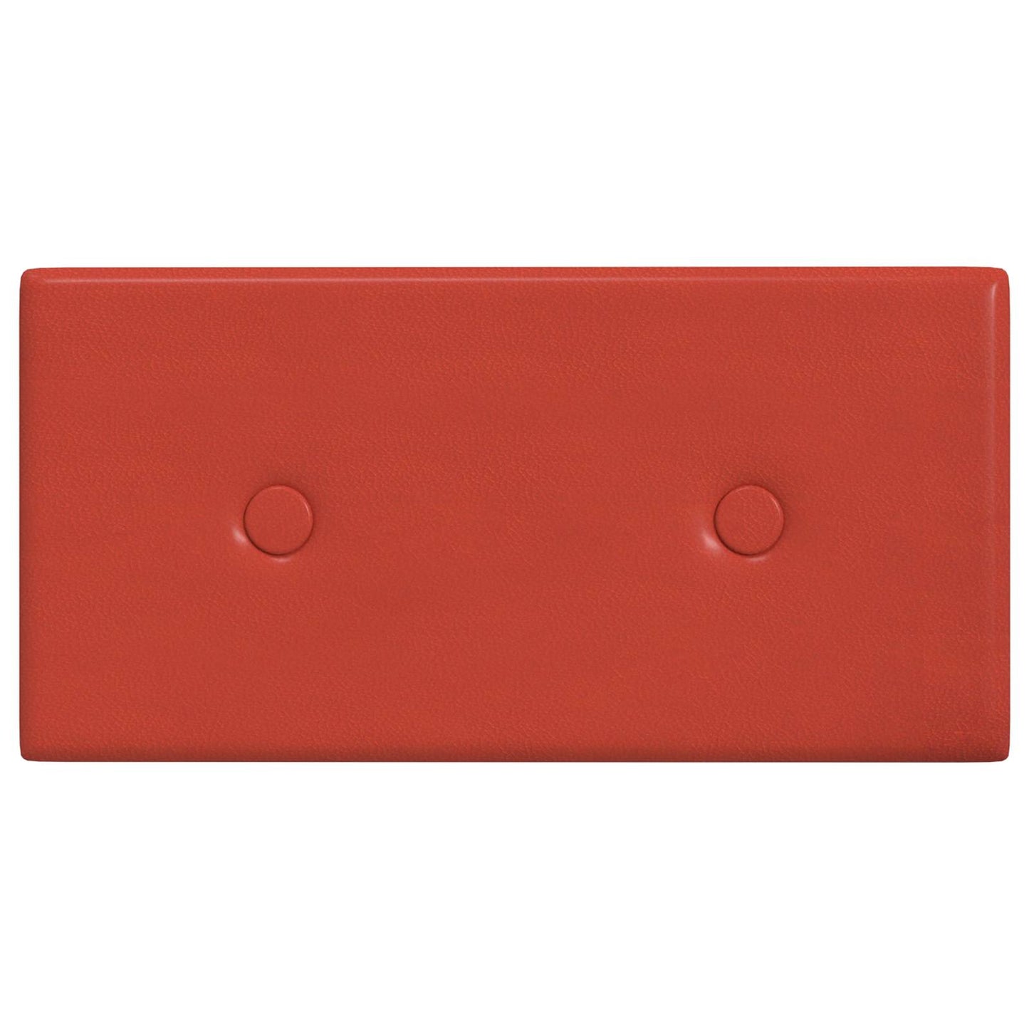 Wandhoofdbord 12 pcs Rood 30 x 15 cm Nep Leer