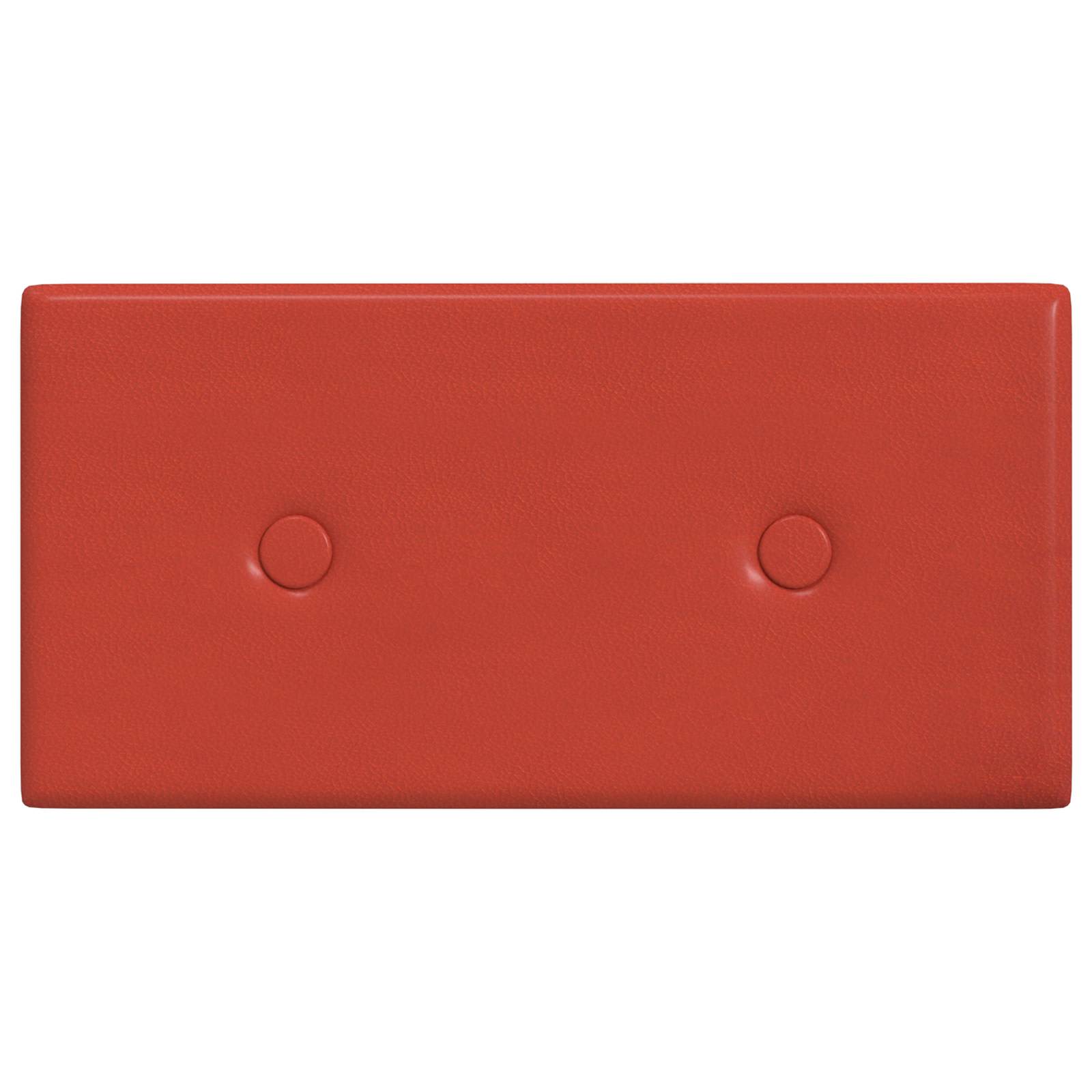 Wandhoofdbord 12 pcs Rood 30 x 15 cm Nep Leer