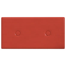 Wandhoofdbord 12 pcs Rood 30 x 15 cm Nep Leer