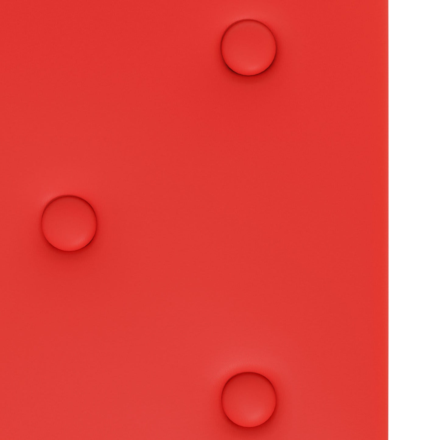 Wandhoofdbord 12 pcs Rood 60 x 30 cm Nep Leer