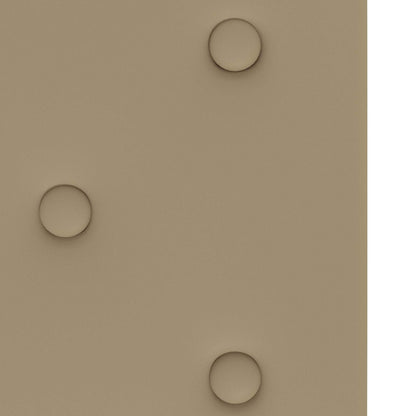 Wandhoofdbord 12 pcs Cappuccino 60 x 30 cm Nep Leer