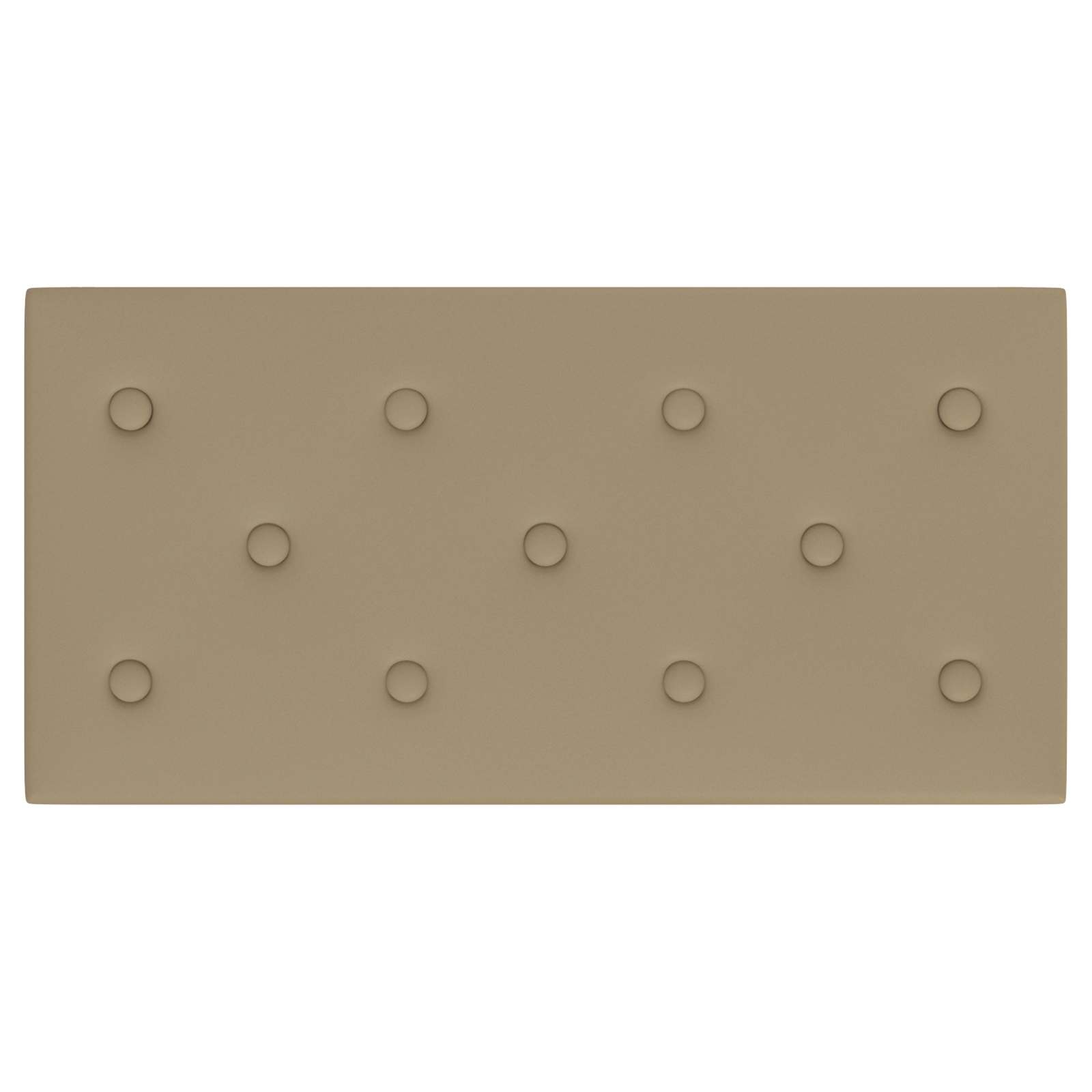 Wandhoofdbord 12 pcs Cappuccino 60 x 30 cm Nep Leer