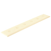 Wandhoofdbord 12 pcs Crème 90 x 15 cm Nep Leer