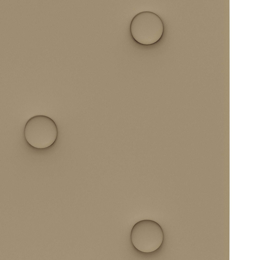 Wandhoofdbord 12 pcs Cappuccino 90 x 30 cm Nep Leer