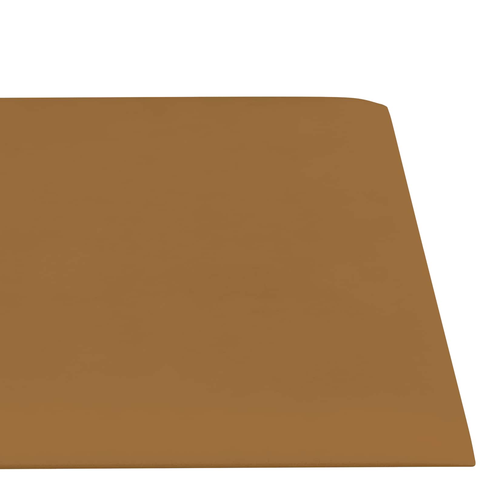 Wandhoofdbord 12 pcs Bruin 60 x 15 cm Fluweel