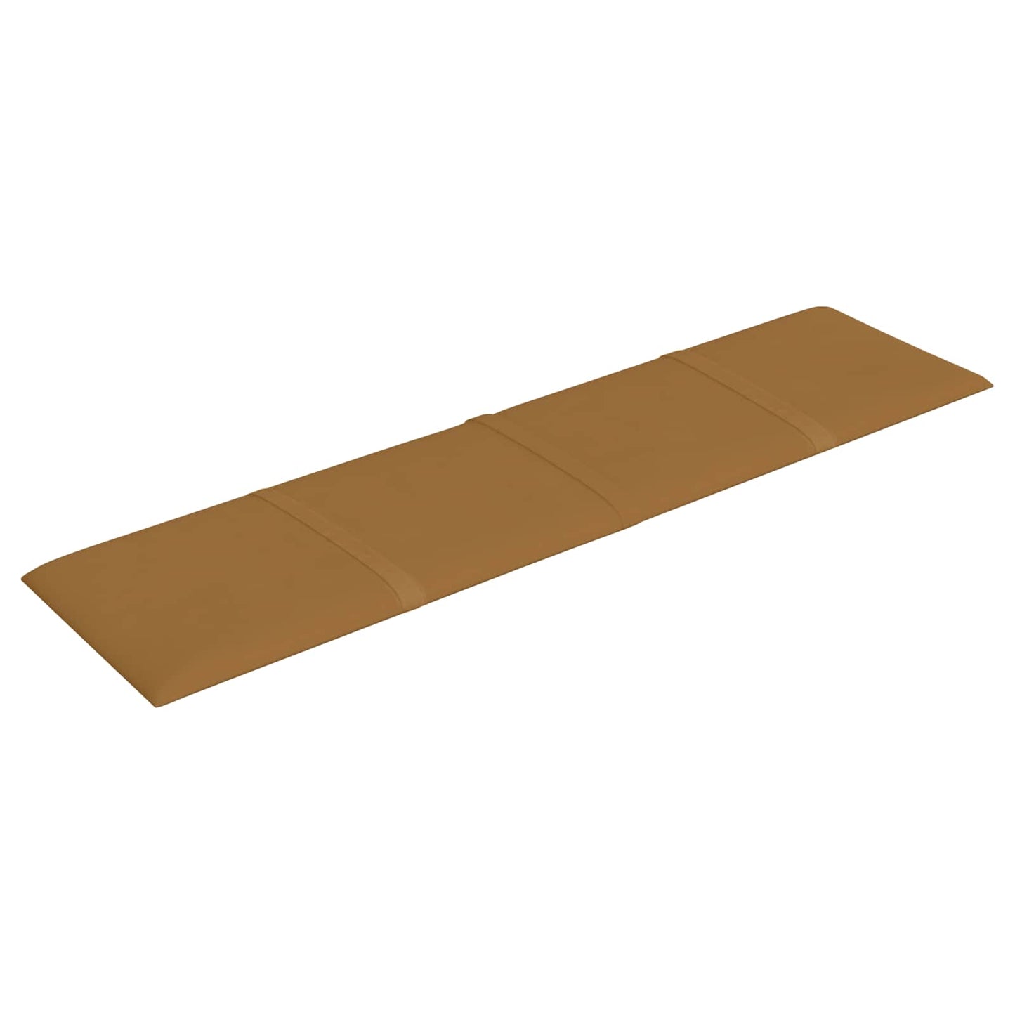 Wandhoofdbord 12 pcs Bruin 60 x 15 cm Fluweel