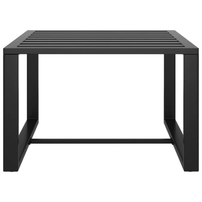 5-Delige Loungeset Met Kussens Aluminium Antracietkleurig 2x midden + 2x hoek + Tafel