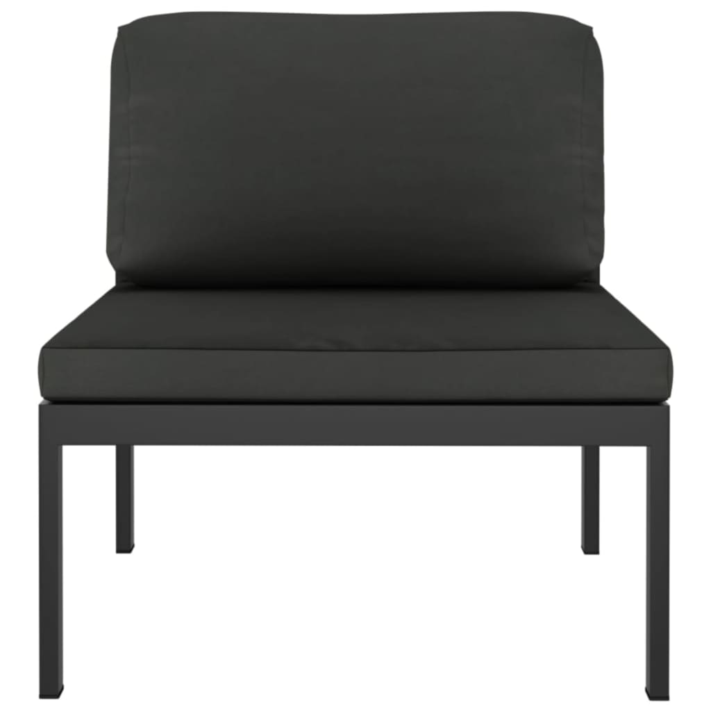 6-Delige Loungeset Met Kussens Aluminium Antracietkleurig 1