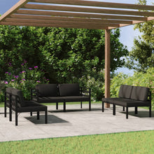 6-Delige Loungeset Met Kussens Aluminium Antracietkleurig 1