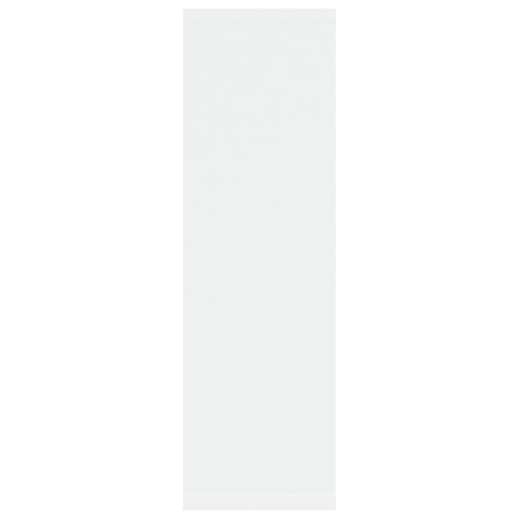 Wandschap 85X6X52,5 Cm Bewerkt Hout Wit