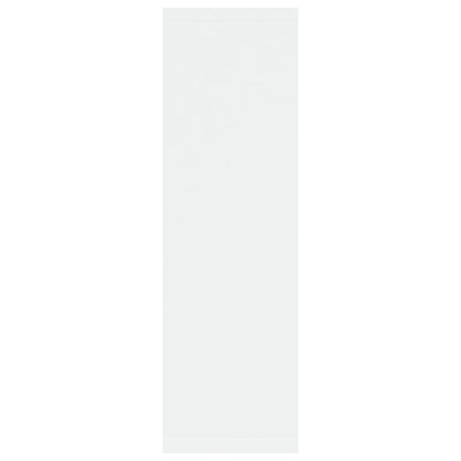 Wandschap 85X6X52,5 Cm Bewerkt Hout Wit