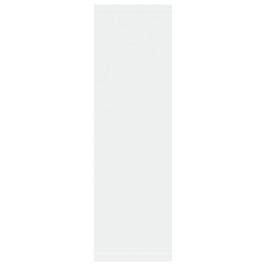 Wandschap 85X6X52,5 Cm Bewerkt Hout Wit