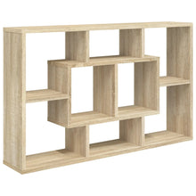 Wandschap 85X6X52,5 Cm Bewerkt Hout Kleurig Sonoma eiken