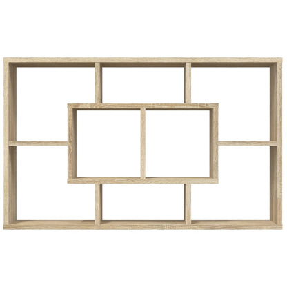 Wandschap 85X6X52,5 Cm Bewerkt Hout Kleurig Sonoma eiken