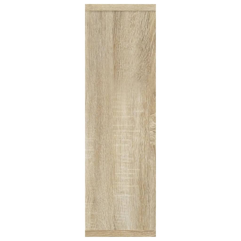 Wandschap 85X6X52,5 Cm Bewerkt Hout Kleurig Sonoma eiken