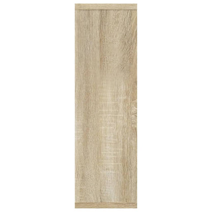 Wandschap 85X6X52,5 Cm Bewerkt Hout Kleurig Sonoma eiken