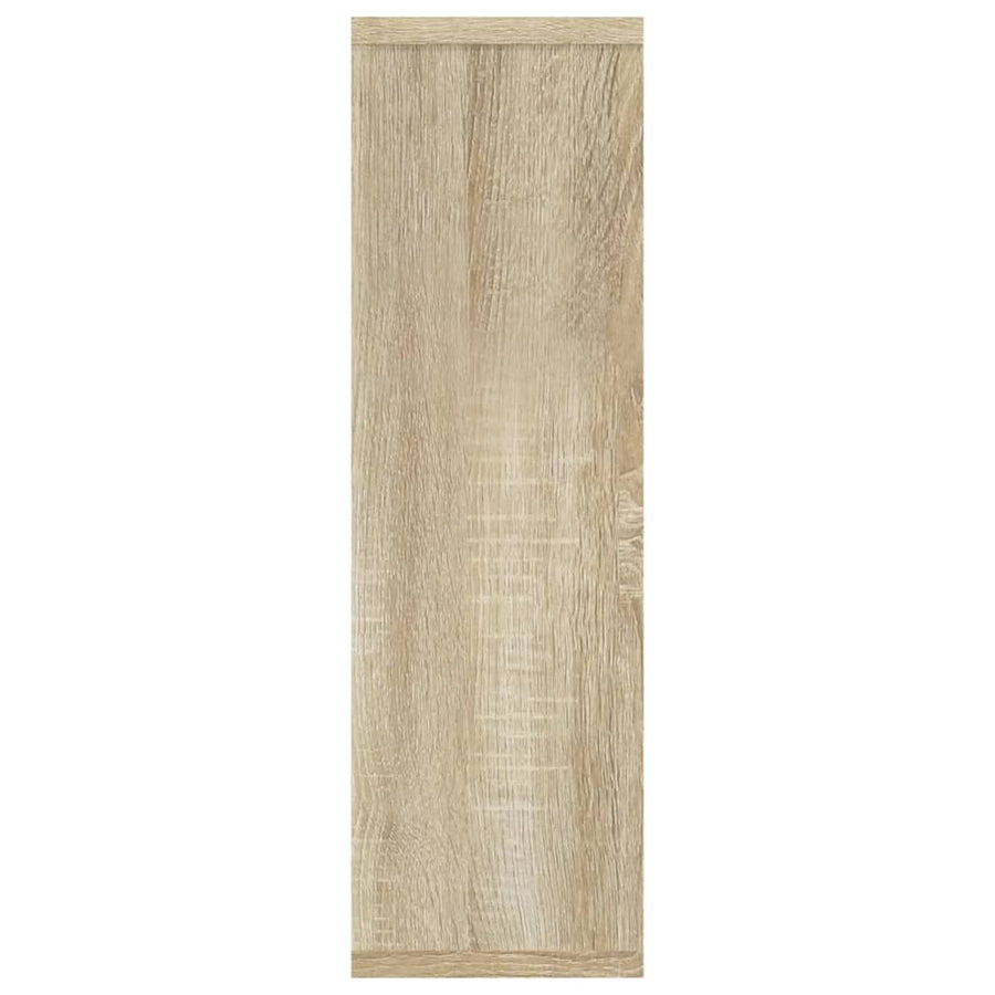 Wandschap 85X6X52,5 Cm Bewerkt Hout Kleurig Sonoma eiken