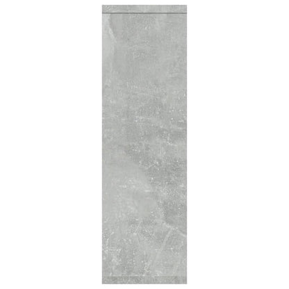 Wandschap 85X6X52,5 Cm Bewerkt Hout Betongrijs