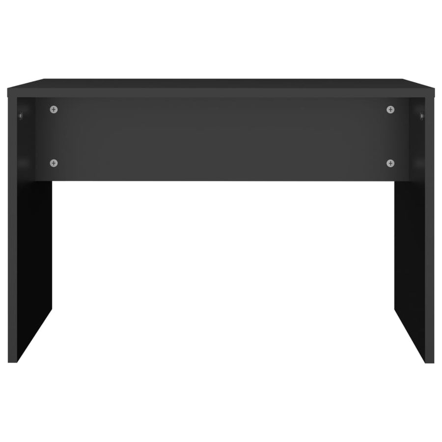 Kaptafelkruk 70X35X45 Cm Bewerkt Hout Zwart